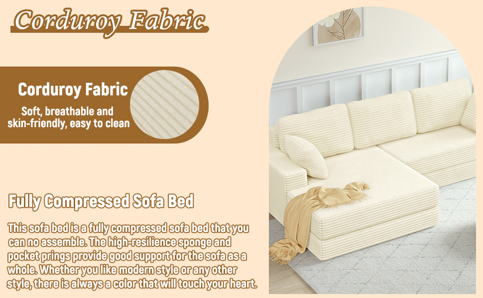 L shape Modular Sectional Sofa