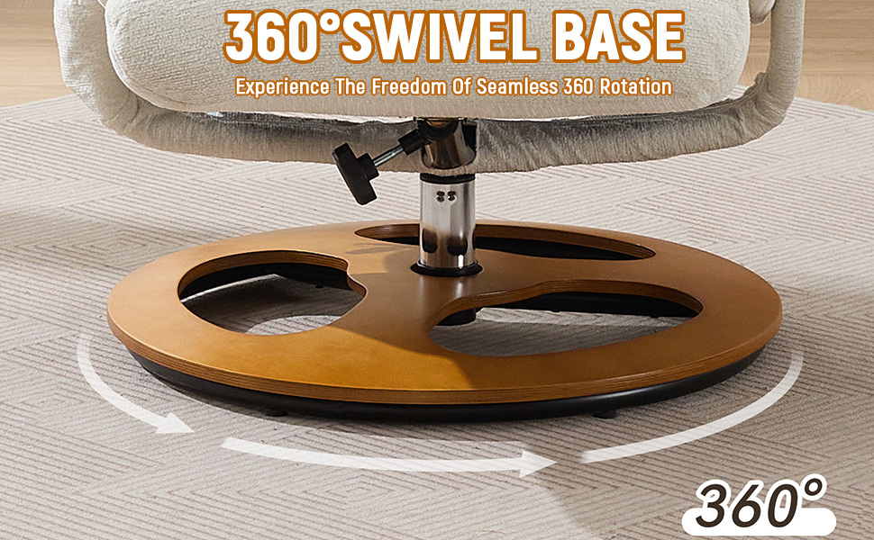 Recliner Chair with Ottoman