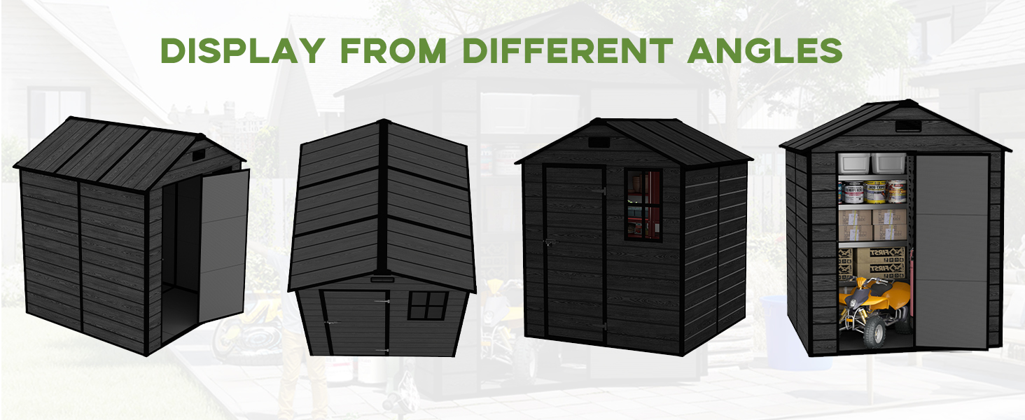 galvanized steel garden shed