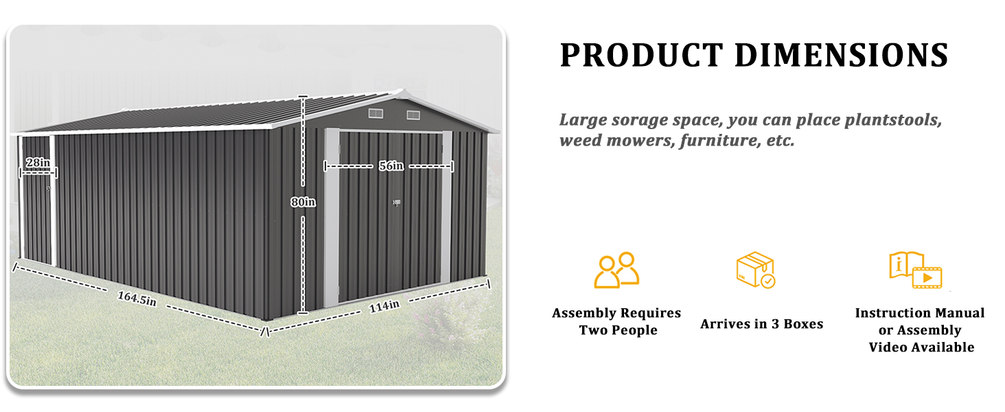 outdoor storage shed 