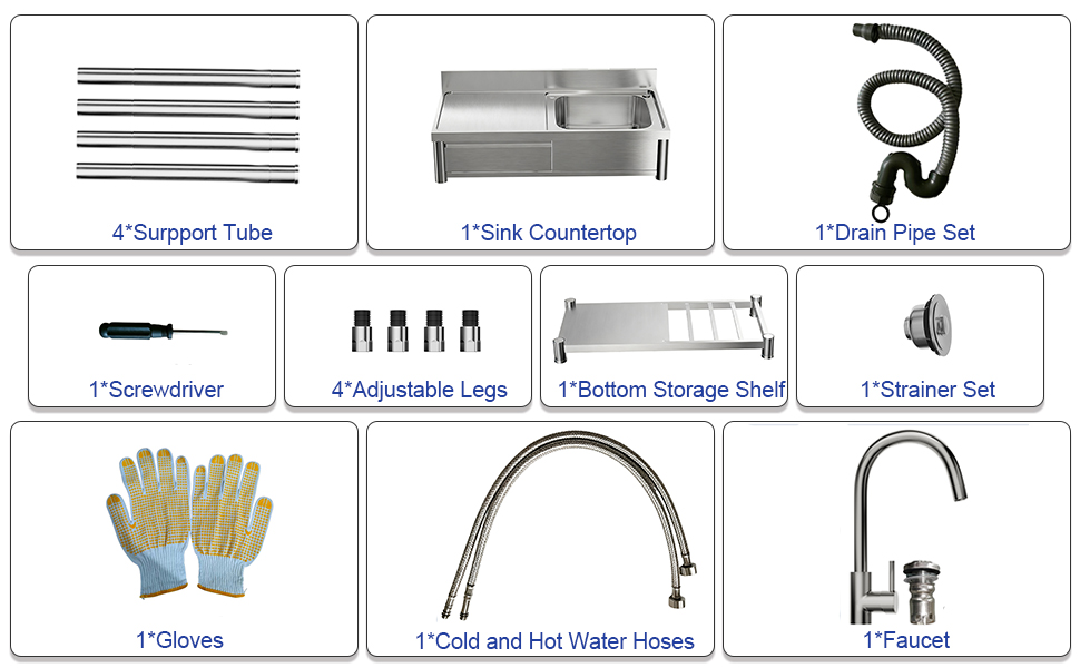 stainless steel utility sink 