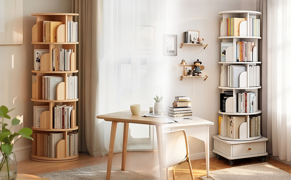 Rotating Bookshelf