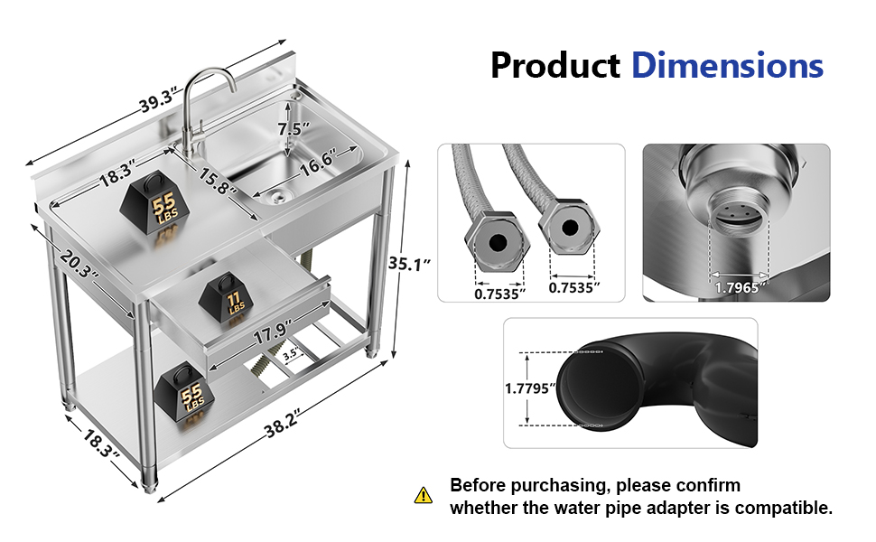 stainless steel kitchen sink 