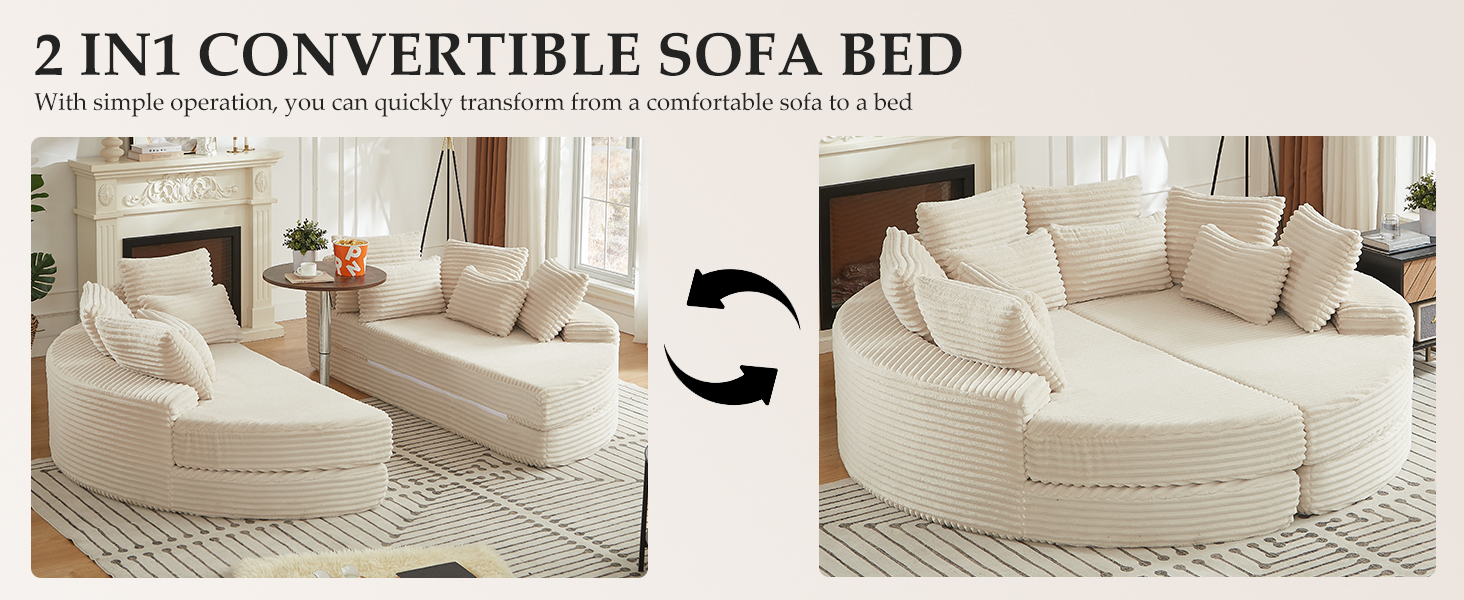 2-In-1 Sofa Bed