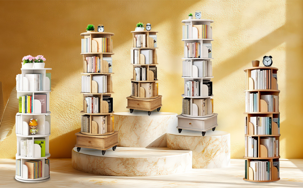 Rotating Bookshelf